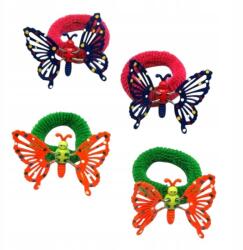  Gyerek hajgumi Pillangók 4 db-os (0301-582)