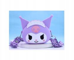  Szilikon Kézitáska, Válltáska, lila, apróságok tárolására (6903693015624)