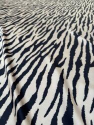  Zebra Mintás Szatén Ruha, Bézs (Tkanina)