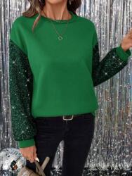 Shein Zöld Flitteres Pulóver (L) (587641)