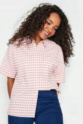  M&co Laza, rövid ujjú kockás ing, Size 46, többszínű