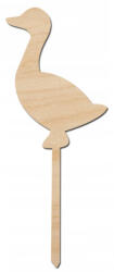 Loveart Lúd pálcikás fa dísz rétegelt lemezből Loveart 14cm Decoupage dekoráció (LOV-Sklejka)