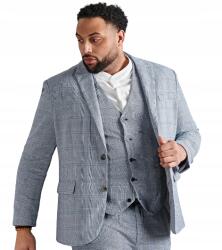 Shein Férfi Blézer Szürke Kockás Gombos 50 Vwo