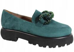 Kaniowski Félcipő Kaniowski K-1419/1/0190 MÉRET36 Bőr Smaragd Velúr (k-1419/1/0190)