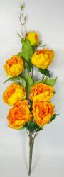 Bazsarózsa Csokor Bazsarózsa ág virág művirág Narancssárga (t97-03)