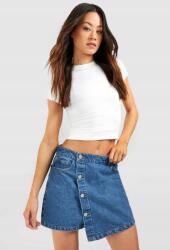 Boohoo DC34122 Boohoo Tall Aszimmetrikus Mini Szoknya 46