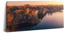 Wallfluent Vászonkép Nappaliba Nyomtatott Krakkó Őszi tó (010030010010000075420)