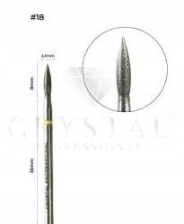 Crystal Professional Gyémántmaró „láng Crystal Professional #18 (extra Puha 2, 1 mm) (FZ-18)