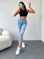 Shein LC22110 Shein Petite Nadrág Mom Jeans Magas Derekú (38) S