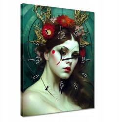 ZeSmakiem Órák 30x40 Virágok a hajban Csaj (H10124M_Z1D_30x40cm AZ)