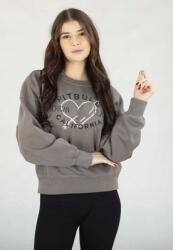 Pitbull Pit Bull kapucni nélküli pulóver Oversize Washed Manzanita Heart szürke (105002161002)