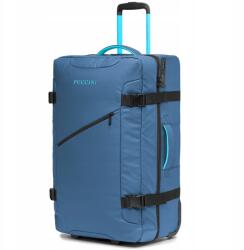 PUCCINI Nagy Utazó Bőrönd Puha Kerekeken Puccini Kék EM50249A-7A (EM50249A-7A)
