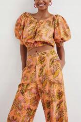 Desigual Sárgabarack Mintás Felső (L) (22SWBW32_7011)