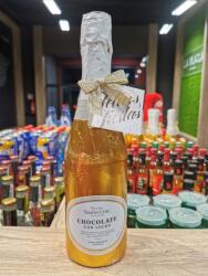 Tejcsokoládé , pezsgősüveg forma ajándékba . Spanyolország