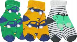 YOCLUB 17-19 Zokni 3x pamut Frottír kompressziós Meleg vastag Yoclub (17-19 3PAK boy)