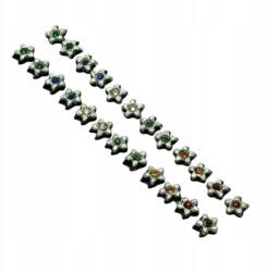 Csillámos kis mandzsettagombok 24 db (0317-36)