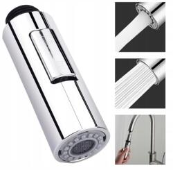 Konyhai Csaptelep Vég Csaptelep Fedél ezüst 2 mód (Gwint prosty srebrny)