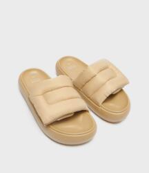 House Platform Papucs, bézs, Size 41, új, összes címkével (41dsa1)