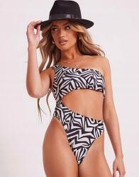 Prettylittlething Klasszikus Egyrészes Fürdőruha Prettylittlething Kivágással 36