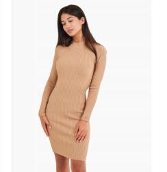 GUESS Bézs Bordázott Ruha (M) (591644)