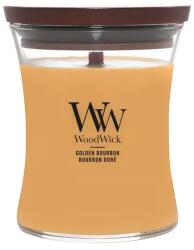 WoodWick Golden Bourbon közepes üvegyertya