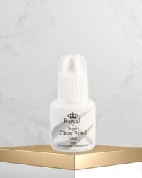 Royal Beauty Adeziv Premium ROYAL 5ml, Super Clear Bond (transparent), rezistență 6 saptămâni, uscare 2-3 secunde