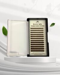 Royal Beauty Extensii sprâncene Premium ROYAL, culoare Dark Brown, Grosime 0.15 mm, Lungime Mix, 12 rânduri