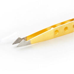 Royal Beauty Pensetă Gold Premium ROYAL, pentru Sprâncene, din Inox, pentru Volum
