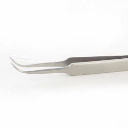 Royal Beauty Pensetă Curbată Premium ROYAL, pentru Gene (fir cu fir), din Inox, foarte mare precizie, model 1