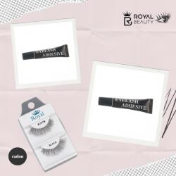Royal Beauty Set 2 x Adeziv ROYAL 1ml, pentru GENE tip bandă sau smocuri, timp uscare foarte scurt, cadou gene banda