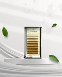 Royal Beauty Extensii sprâncene Premium ROYAL, culoare Light Brown, Grosime 0.15 mm, Lungime Mix, 12 rânduri