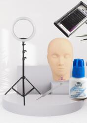 Royal Beauty Kit Gene False pentru Începători cu Ring Light - Tot ce ai nevoie pentru a începe!