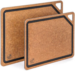  G21 EcoCut vágódeszka természetes cellulózból - 2 db-os készlet, barna (6354320)