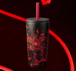 Bialetti Stranger Things - tumbler szívószállal 600ml (STRTH05A)