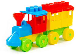 Polesie műanyag kisvonat 1 vagonnal