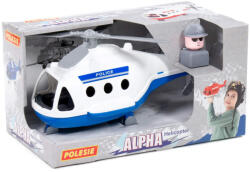 Polesie műanyag ALPHA rendőrhelikopter FEHÉR