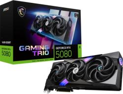 MSI GeForce RTX 5080 GAMING TRIO 16GB GDDR7 256bit Videokártya