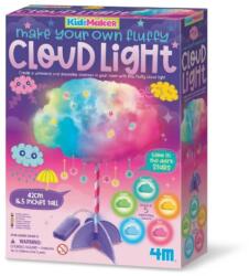 4M Set creativ, Lampa nor pufoasa DIY, 4M, KidzMaker