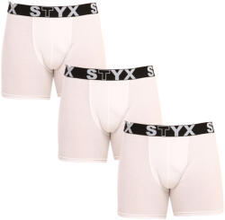 Styx 3PACK férfi boxeralsó Styx hosszú sportos gumipánt hosszú sportos gumipánt (U10616161) M