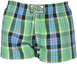 Styx Gyermek bő szárú boxeralsó Styx klasszikus gumipánt többszínű (J839) 9-11 éves