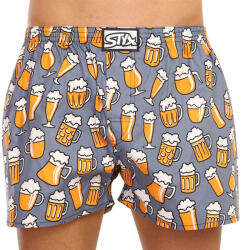 Styx férfi bő szárú boxeralsók Styx art klasszikus gumipánt nagyméretű sör (E1357) 3XL