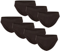 Nedeto 7PACK férfi slipek Nedeto fekete (7NDTS001) 3XL