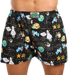 Styx férfi bő szárú boxeralsó Styx art klasszikus gumipánt univerzum (A1758) S