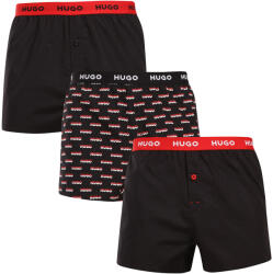 HUGO 3PACK férfi bő szárú boxeralsó HUGO tarka (50532565 967) L