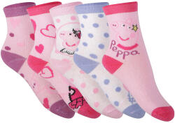 Cerdá 5PACK gyermek zokni Cerdá Peppa Pig többszínű (2200007400) 17/18