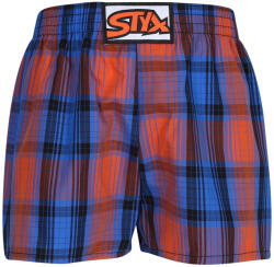 Styx Gyermek bő szárú boxeralsó Styx klasszikus gumipánt többszínű (J1006) 9-11 éves