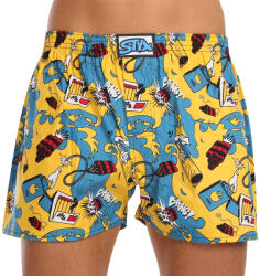 Styx férfi bő szárú boxeralsók Styx art klasszikus gumipánt robbanás (A1750) L