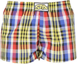 Styx Gyermek bő szárú boxeralsó Styx klasszikus gumipánt többszínű (J833) 12-14 éves