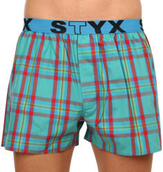 Styx Férfi bő szárú boxeralsók Styx sportos gumipánt többszínben (B939) S