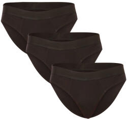 Nedeto 3PACK férfi slipek Nedeto fekete (3NDTS001) 3XL